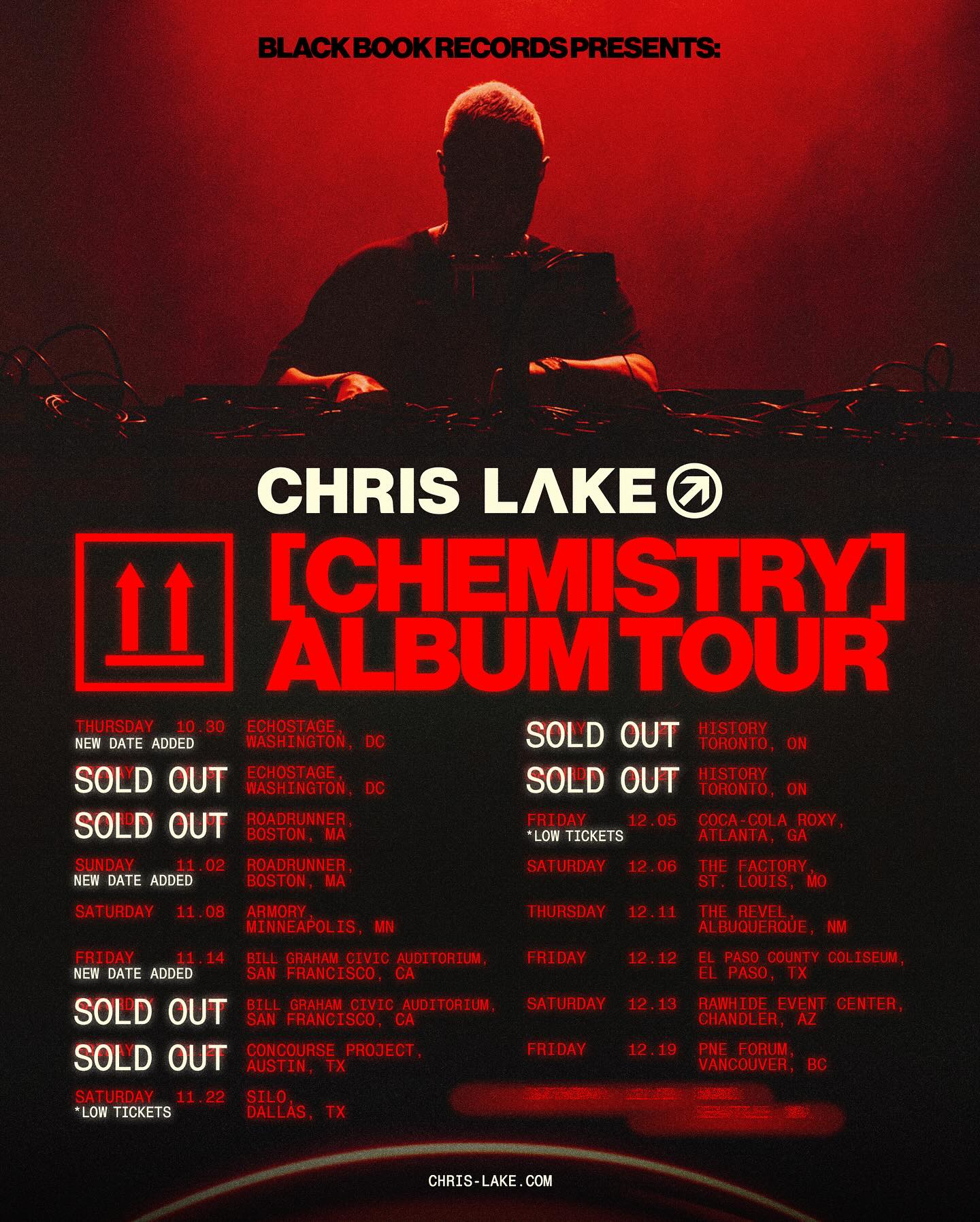 Chris Lake Tour Poster 2026